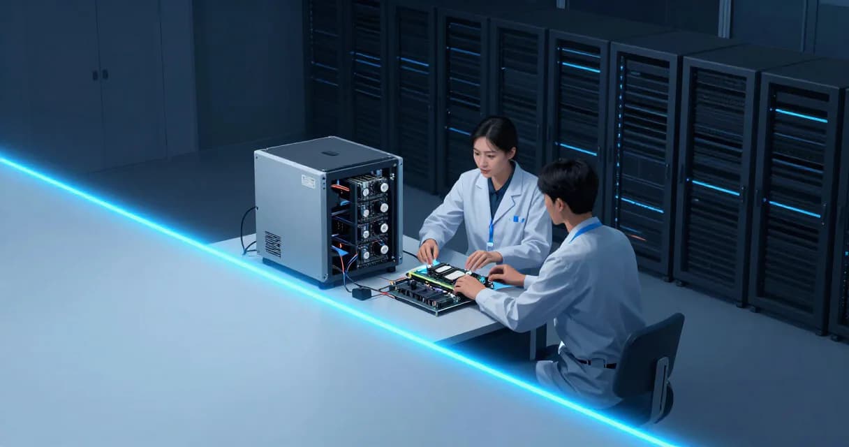 Команда в общественном зале обсуждает перенос инструмента разработки приложений в закрытую корпоративную среду.
