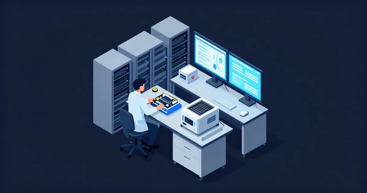 Рабочие и промышленные роботы согласуют темп операций на производственной линии.