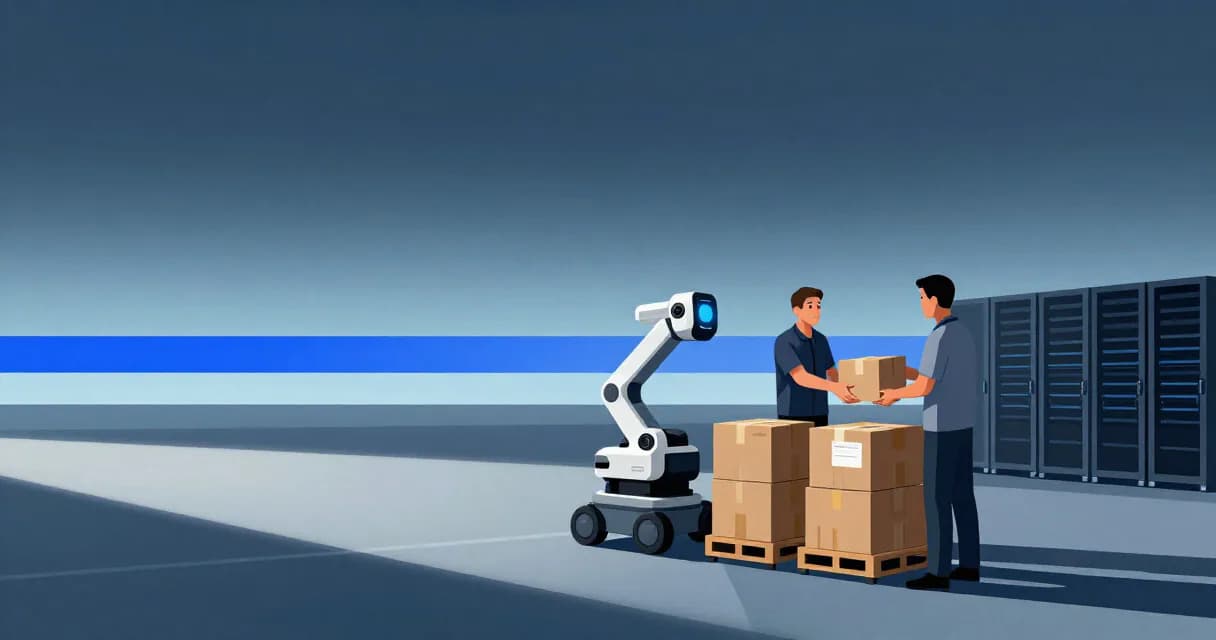 Команда разработчиков совместно обсуждает работу coding bot во время упражнения в учебной аудитории.