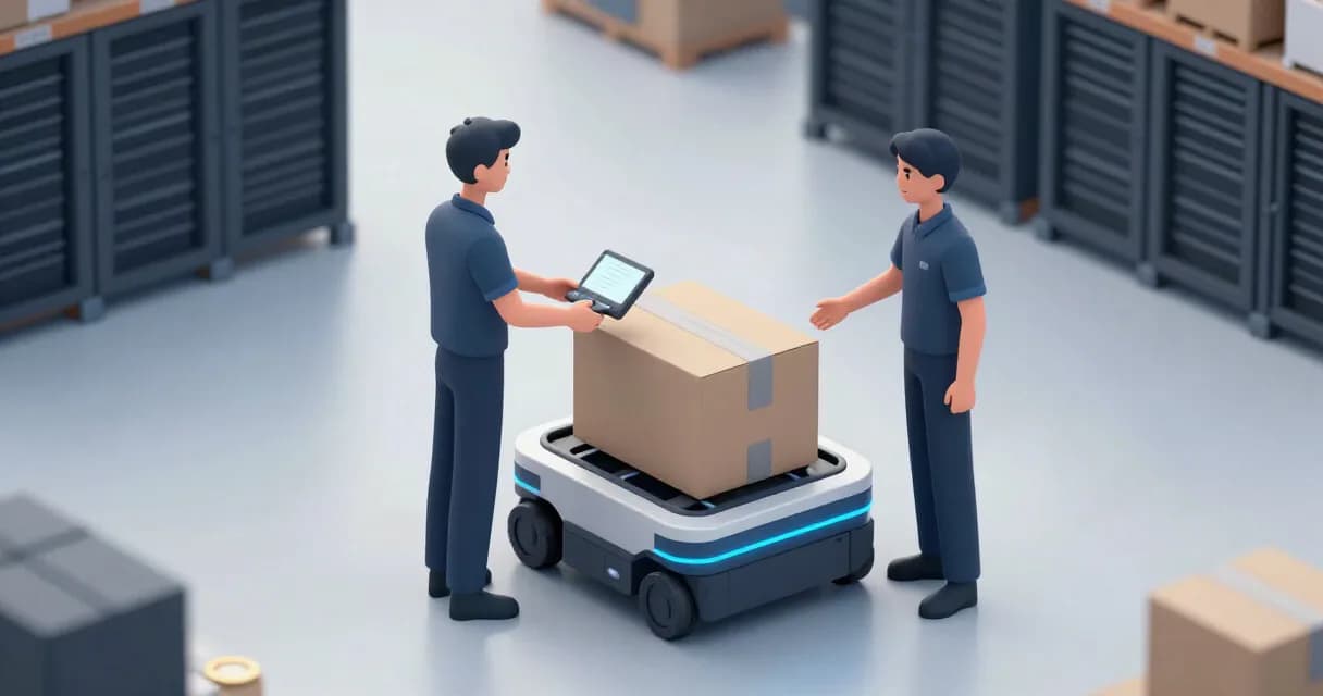 Сотрудники координируют работу на промышленном объекте через общую цифровую среду с раздельными зонами доступа.